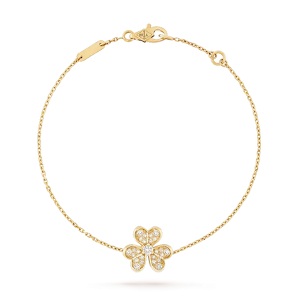 [OrnoraJewelry]FRIVOLE GOLD FLOWER DIAMOND BRACELET