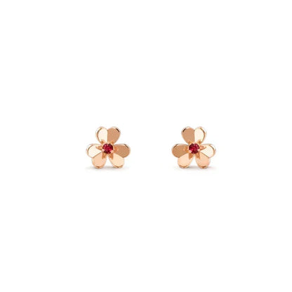 [OrnoraJewelry]FRIVOLE  FLOWER PINK EARRINGS