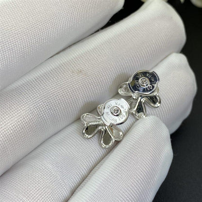 [OrnoraJewelry]FRIVOLE MINI SILVER FLOWER EARRINGS
