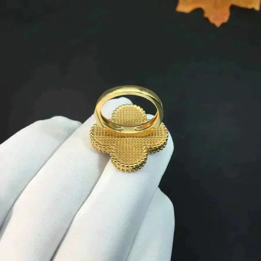[OrnoraJewelry]CLOVER MALACHITE RING