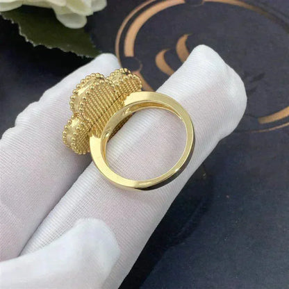 [OrnoraJewelry]CLOVER WHITE MOP RING