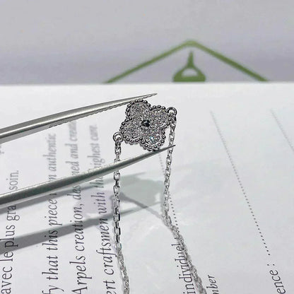 [OrnoraJewelry]CLOVER  SINGLE FLOWER BRACELET SILVER