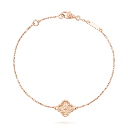 [OrnoraJewelry]CLOVER SINGLE FLOWER BRACELET