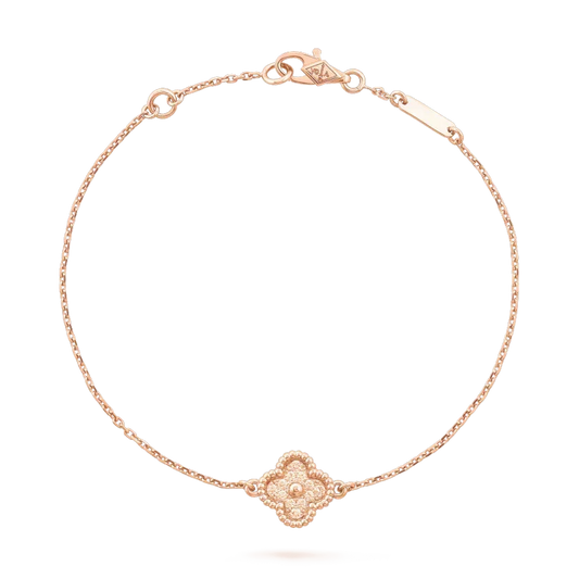 [OrnoraJewelry]CLOVER SINGLE FLOWER BRACELET