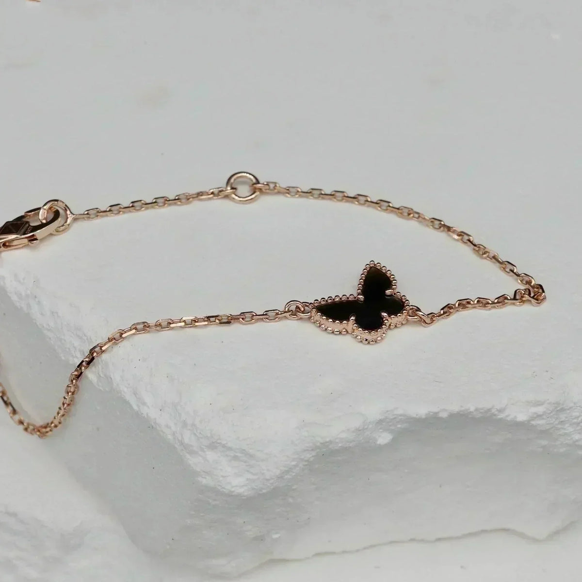 [OrnoraJewelry]BUTTERFLY ONYX  BUTTERFLY BRACELET