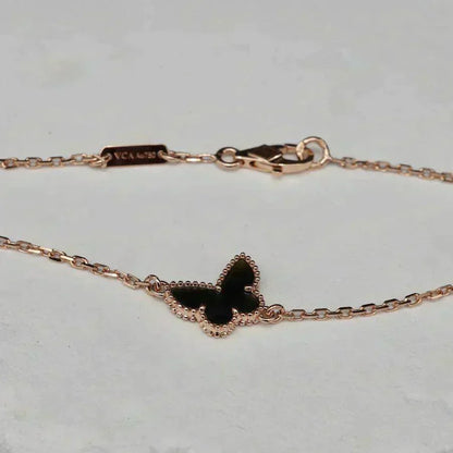 [OrnoraJewelry]BUTTERFLY ONYX  BUTTERFLY BRACELET
