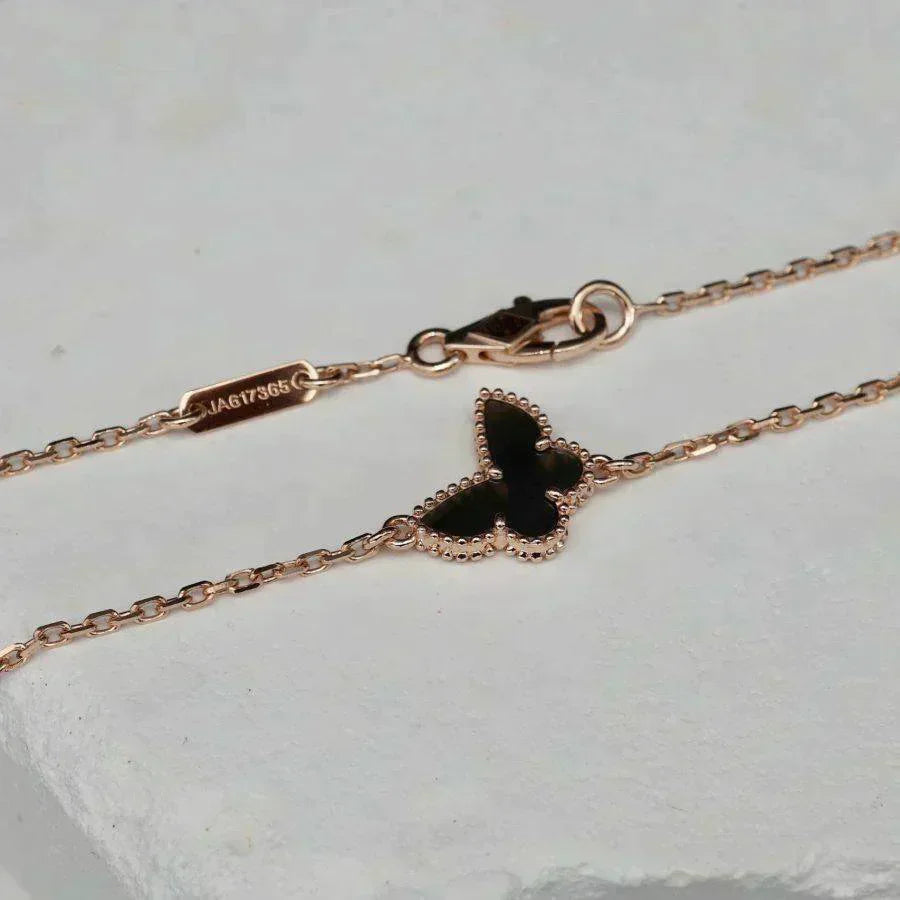 [OrnoraJewelry]BUTTERFLY ONYX  BUTTERFLY BRACELET