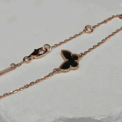 [OrnoraJewelry]BUTTERFLY ONYX  BUTTERFLY BRACELET
