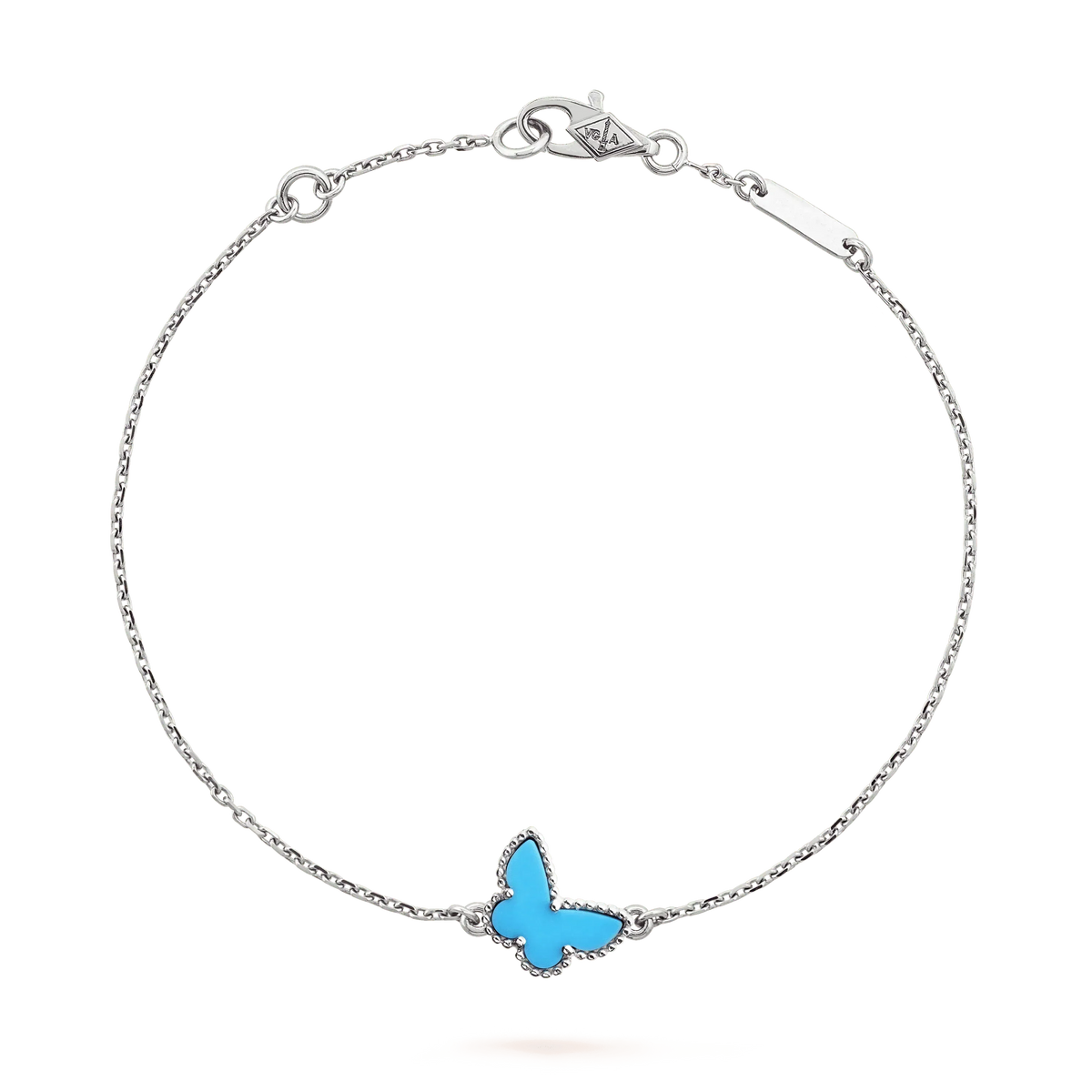 [OrnoraJewelry]BUTTERFLY TURQUOISE BUTTERFLY BRACELET SILVER
