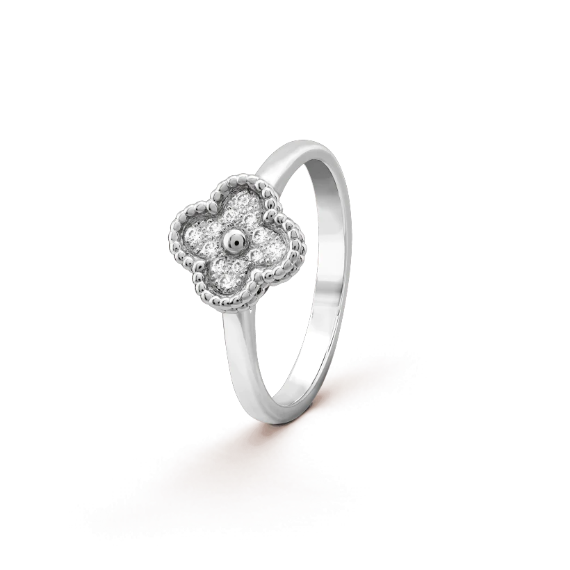[OrnoraJewelry]CLOVER DIAMOND RING