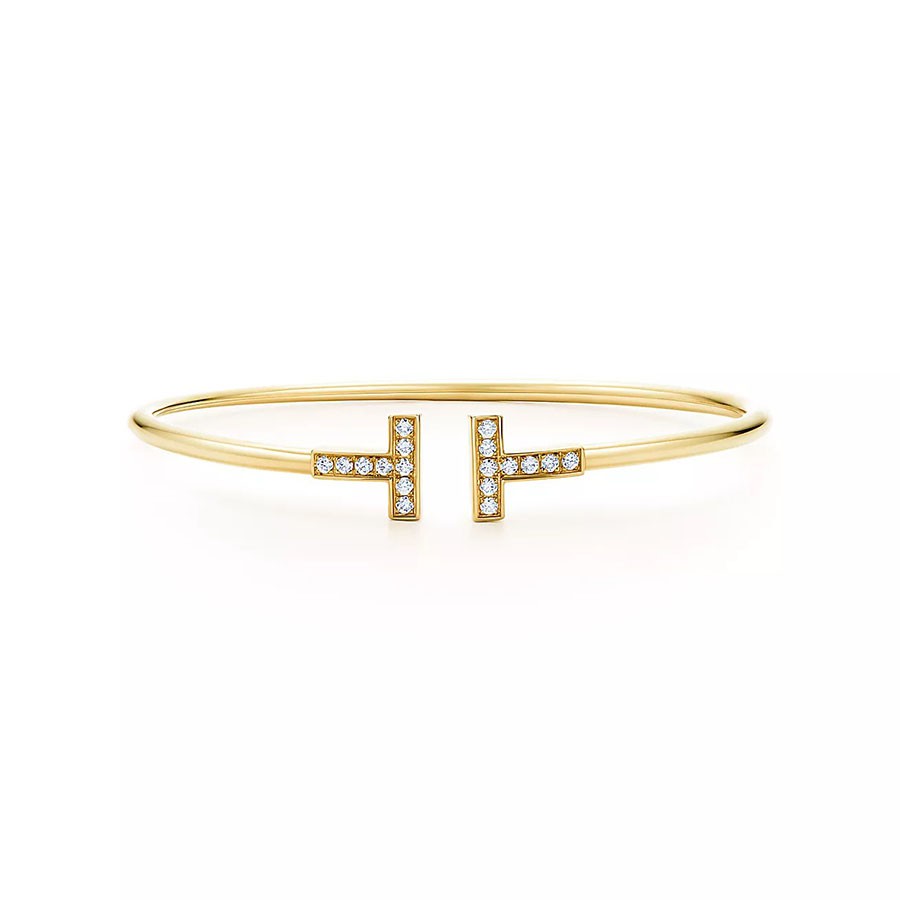 [Ornora Jewelry]T BRACELET 1.8MM GOLD DIAMOND