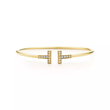 [Ornora Jewelry]T BRACELET 1.8MM GOLD DIAMOND