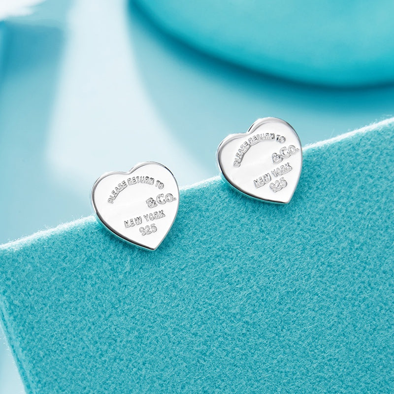 [Ornora Jewelry]RETURN TO TIF LOVE SILVER EARRINGS