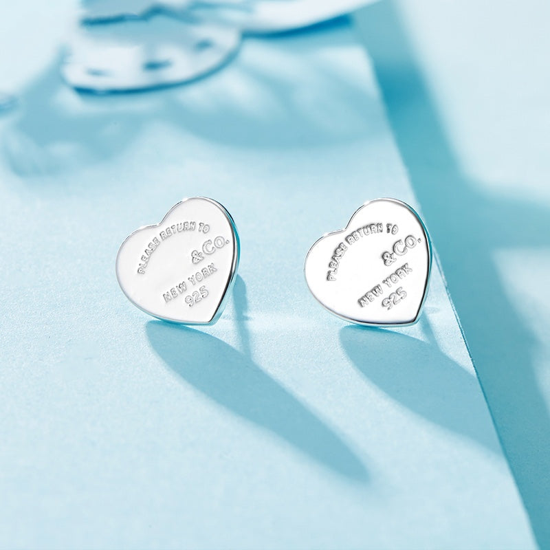 [Ornora Jewelry]RETURN TO TIF LOVE SILVER EARRINGS