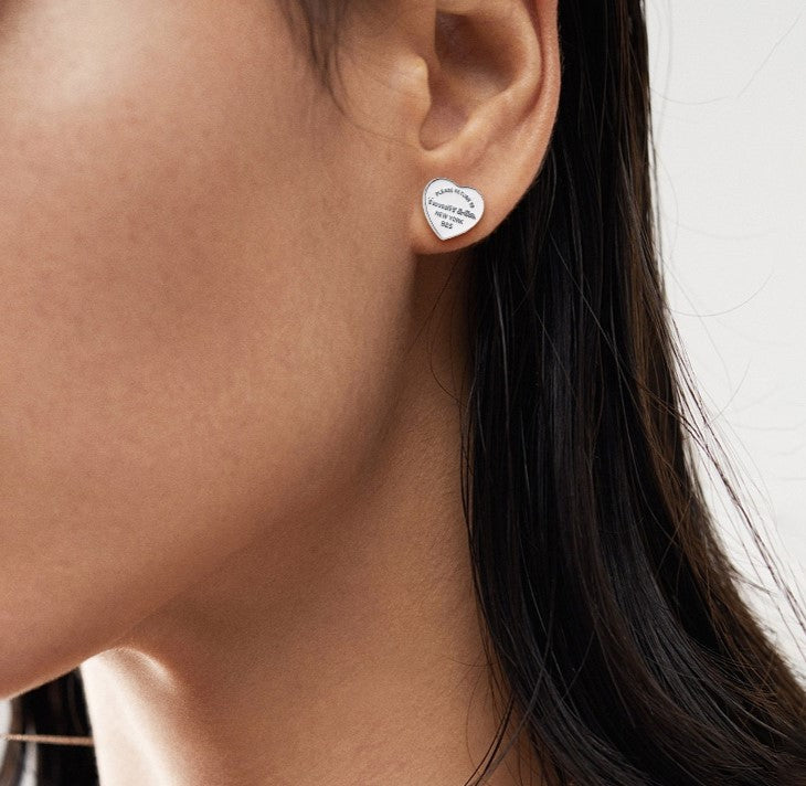 [Ornora Jewelry]RETURN TO TIF LOVE SILVER EARRINGS