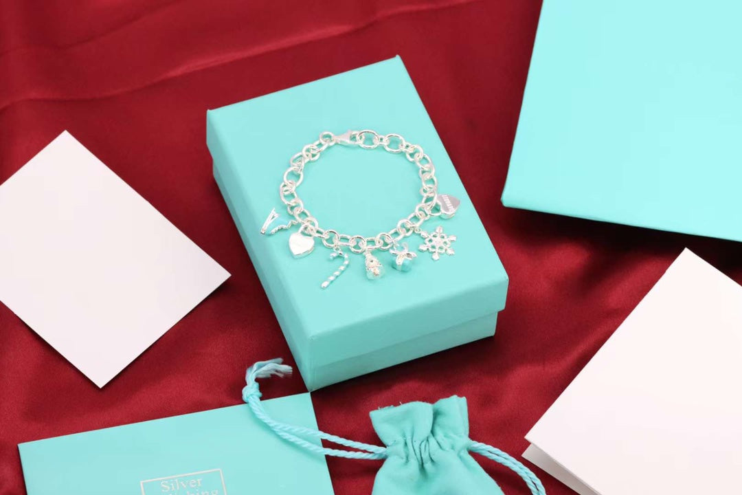 [Ornora Jewelry]CHRISTMAS SILVER BRACELET