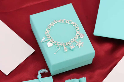 [Ornora Jewelry]CHRISTMAS SILVER BRACELET
