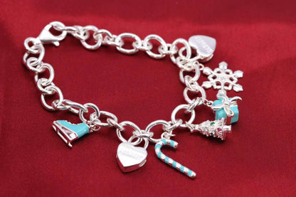 [Ornora Jewelry]CHRISTMAS SILVER BRACELET
