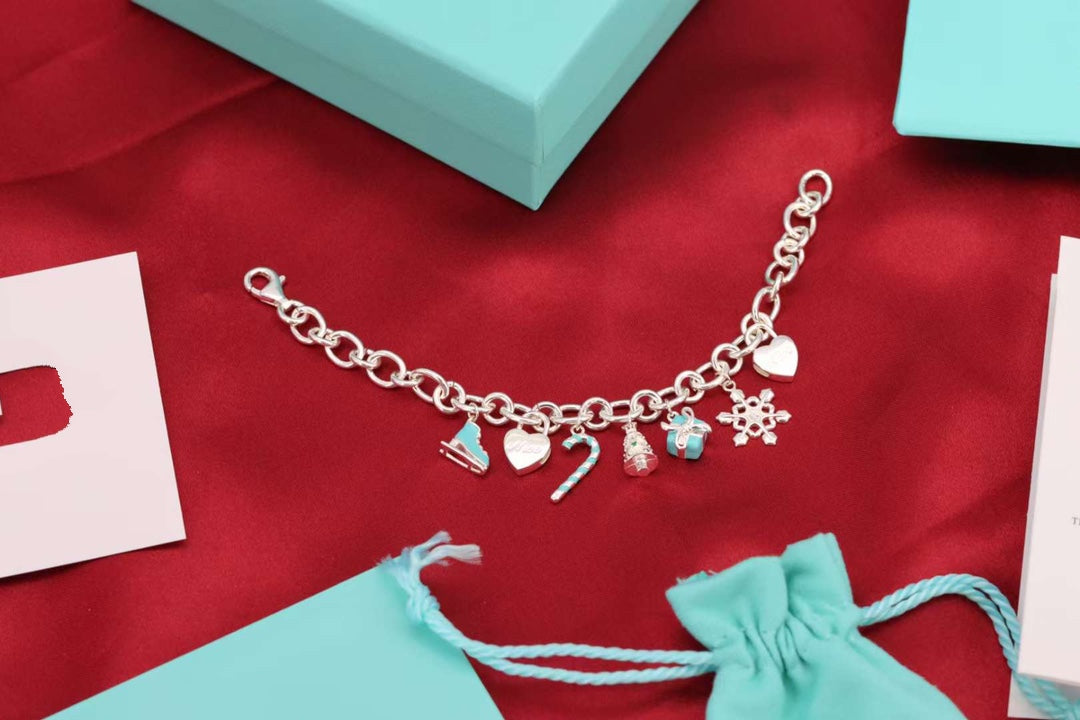 [Ornora Jewelry]CHRISTMAS SILVER BRACELET