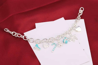 [Ornora Jewelry]CHRISTMAS SILVER BRACELET