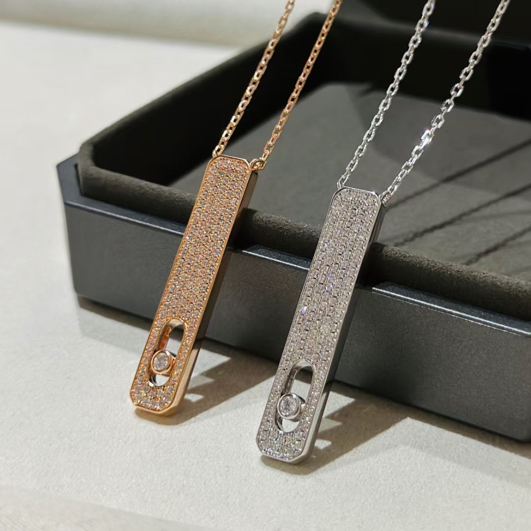 [OrnoraJewelry]MY FIRST DIAMOND PAVED NECKLACE