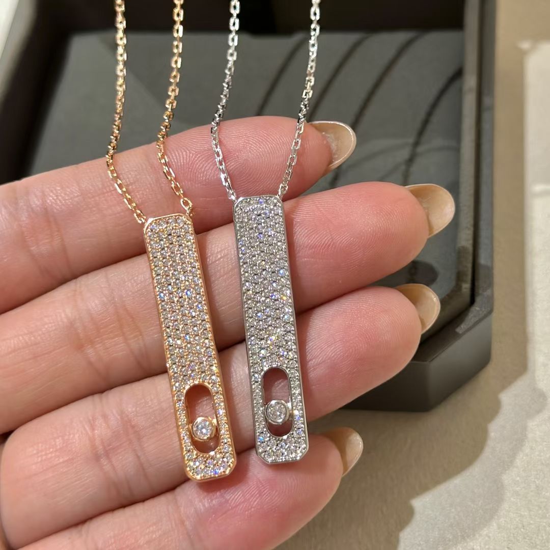 [OrnoraJewelry]MY FIRST DIAMOND PAVED NECKLACE