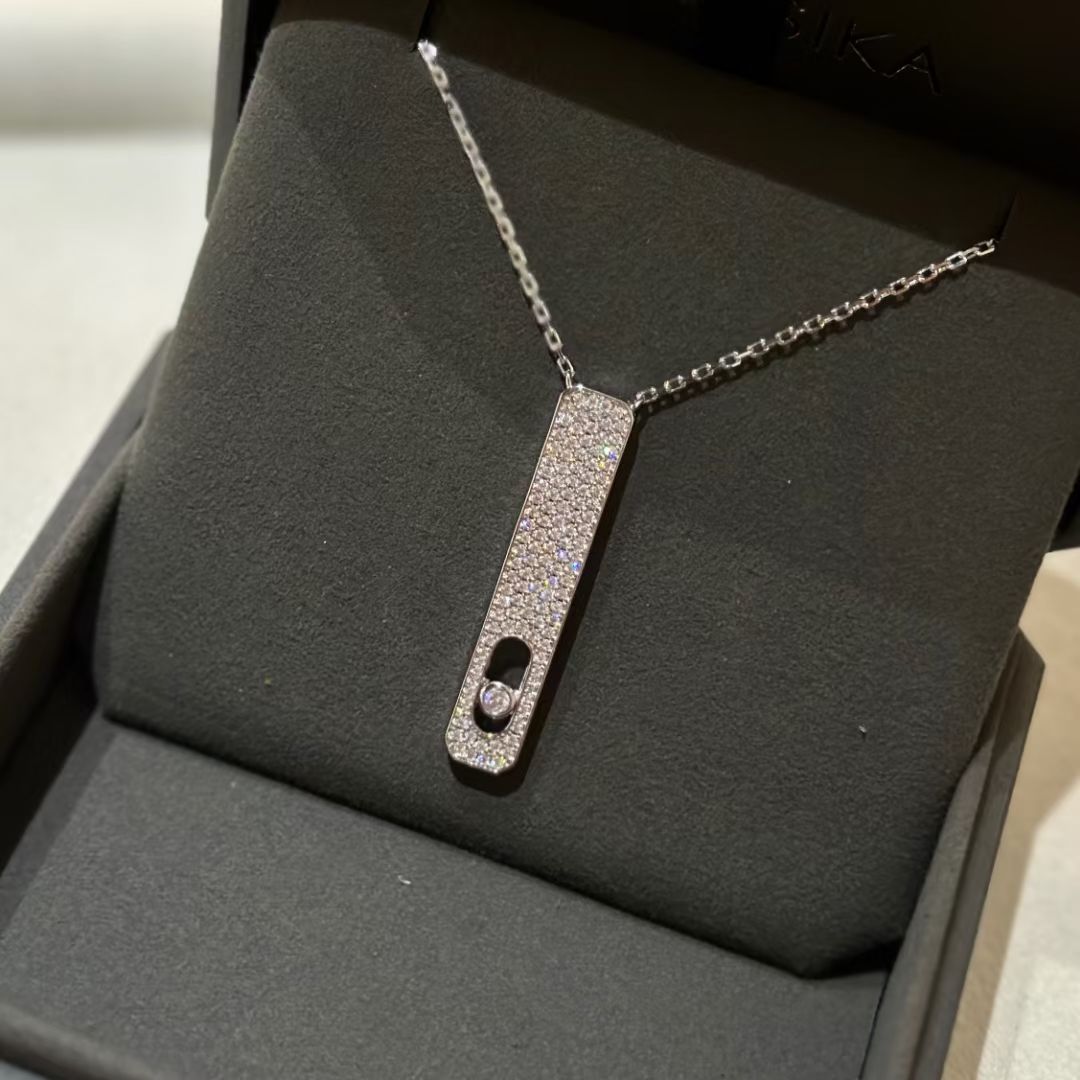 [OrnoraJewelry]MY FIRST DIAMOND PAVED NECKLACE