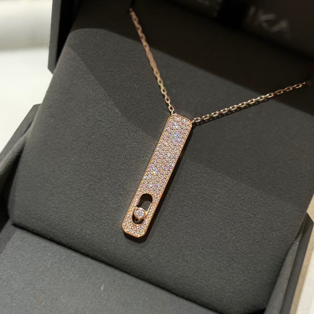 [OrnoraJewelry]MY FIRST DIAMOND PAVED NECKLACE