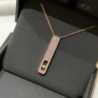 [OrnoraJewelry]MY FIRST DIAMOND PAVED NECKLACE