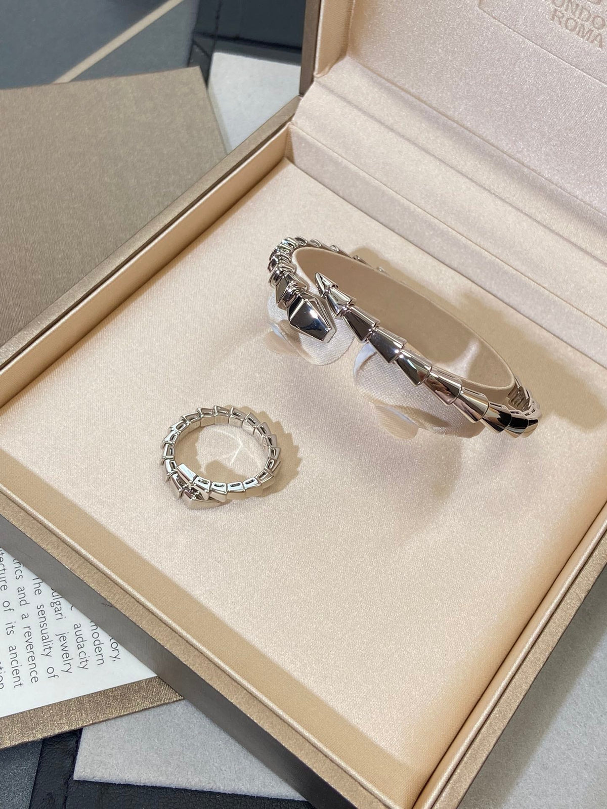 [OrnoraJewelry]SERPENTI VIPER SILVER BRACELET