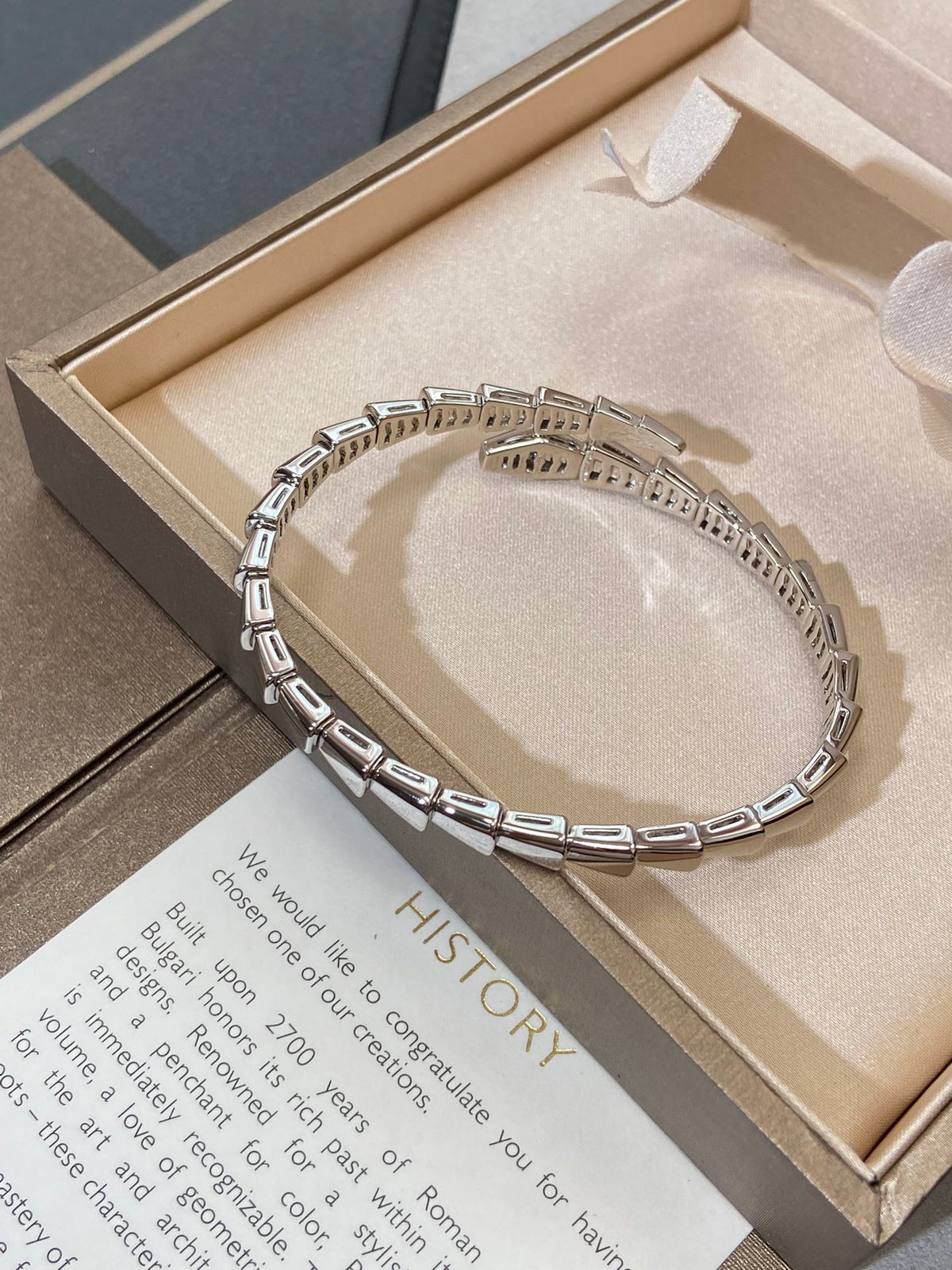 [OrnoraJewelry]SERPENTI VIPER SILVER BRACELET