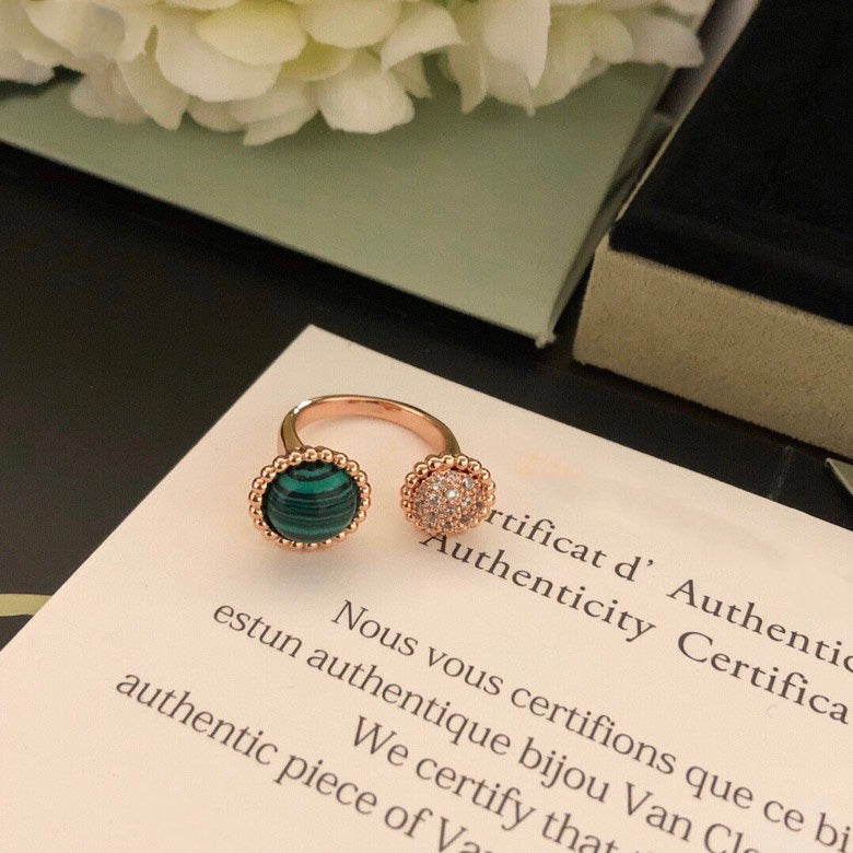 [OrnoraJewelry]PERLEE COULEURS DIAMOND ROSE GOLD BETWEEN THE FINGER RING