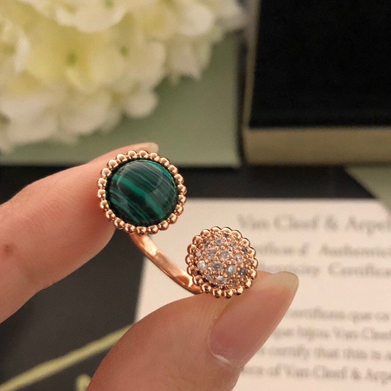 [OrnoraJewelry]PERLEE COULEURS DIAMOND ROSE GOLD BETWEEN THE FINGER RING