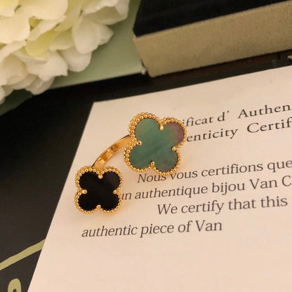 [OrnoraJewelry]CLOVER BETWEEN THE FINGER RING