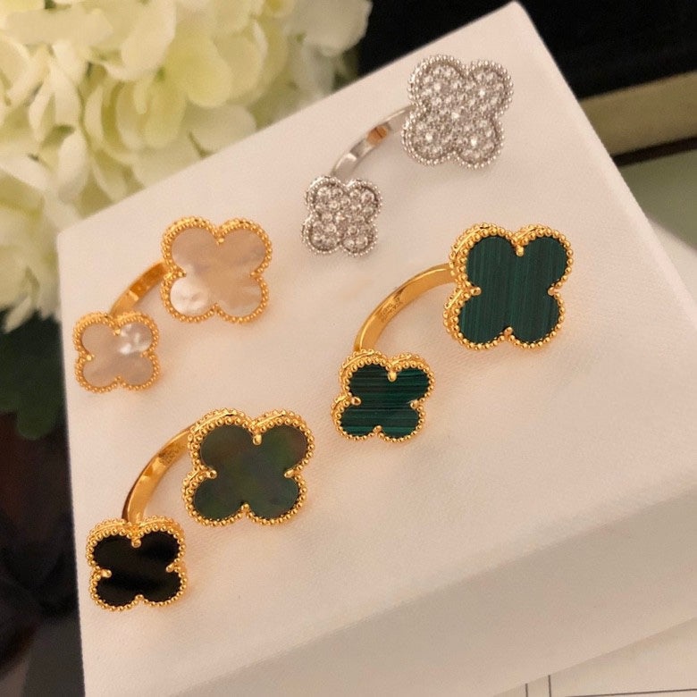 [OrnoraJewelry]CLOVER BETWEEN THE FINGER RING