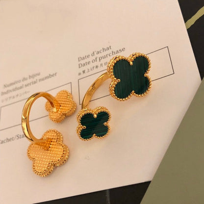 [OrnoraJewelry]CLOVER BETWEEN THE FINGER RING