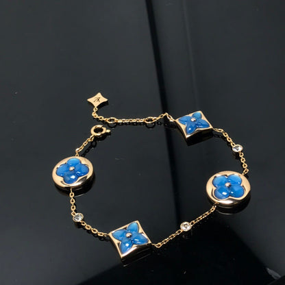 [OrnoraJewelry]OrnoraAND SUN 4 MOTIF BLUE BRACELET