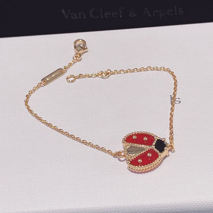 [OrnoraJewelry]LUCKY SPRING 1 MOTIF PINK GOLD BRACELET