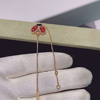[OrnoraJewelry]LUCKY SPRING 1 MOTIF PINK GOLD BRACELET