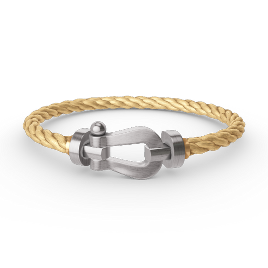 [OrnoraJewelry]FORCE LARGE HORSESHOE NO DIAMOND BRACELET SILVER