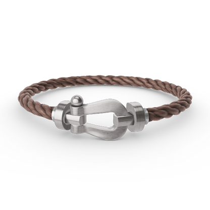 [OrnoraJewelry]FORCE LARGE HORSESHOE NO DIAMOND BRACELET SILVER