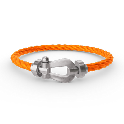 [OrnoraJewelry]FORCE LARGE HORSESHOE NO DIAMOND BRACELET SILVER