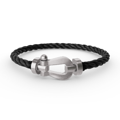 [OrnoraJewelry]FORCE LARGE HORSESHOE NO DIAMOND BRACELET SILVER