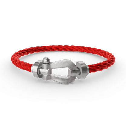 [OrnoraJewelry]FORCE LARGE HORSESHOE NO DIAMOND BRACELET SILVER