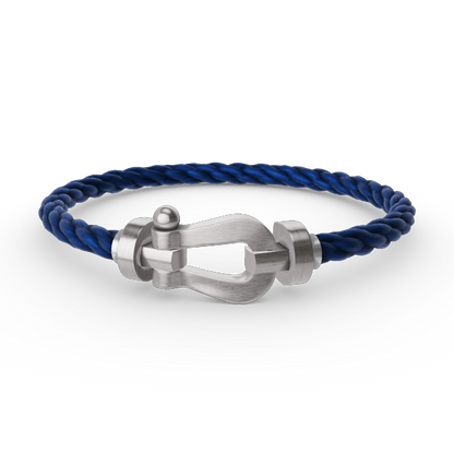 [OrnoraJewelry]FORCE LARGE HORSESHOE NO DIAMOND BRACELET SILVER