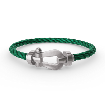 [OrnoraJewelry]FORCE LARGE HORSESHOE NO DIAMOND BRACELET SILVER