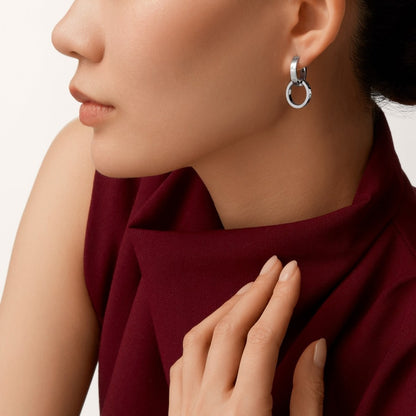 [OrnoraJewelry]LOVE 3.3MM DANGLE EARRINGS