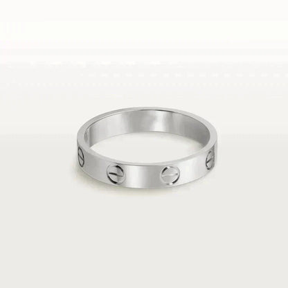[OrnoraJewelry]LOVE RING 4MM 1 DIAMOND SILVER